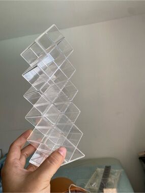 Clear Acrylic Modular Storage Organizer - Transparent